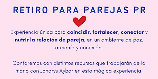 Imagen principal de RETIRO PARA PAREJAS PR - HABLANDO CON LA PSICÓLOGA