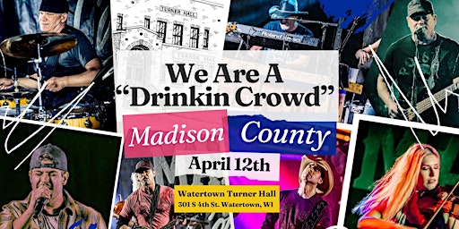 Imagem principal do evento “Drinkin Crowd” with Madison County