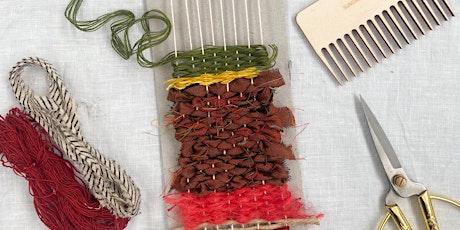 Weave a bookmark. Holiday workshop 9 April. Ages 8+