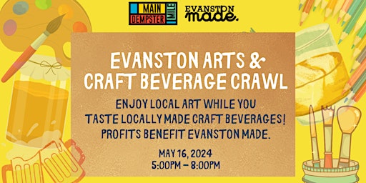 Evanston Arts & Craft Beverage Crawl 2024