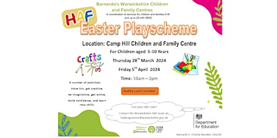 Primaire afbeelding van HAF Easter Playscheme - Nuneaton