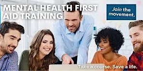 Primaire afbeelding van Adult Mental Health First Aid In-Person Training