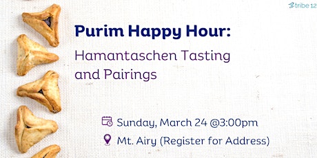 Purim Happy  Hour: Hamantaschen Tasting and Pairings primary image