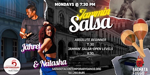 Jammin Salsa With Jahrel and Natasha primary image
