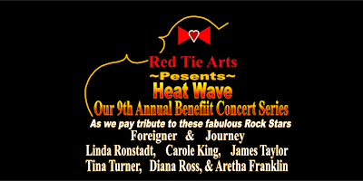 Red Tie Arts Present's "Heat Wave"," Our 9th Annual Benefit Concert Series primary image