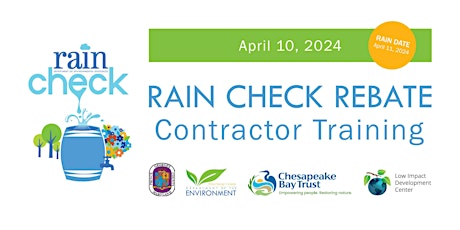 Day1:Spring'24 Prince George’s County Rain Check Rebate Contractor Training