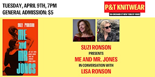 Suzi Ronson presents Me and Mr. Jones, feat. Lisa Ronson primary image