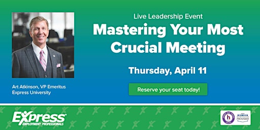 Immagine principale di Mastering Your Most Crucial Meeting 