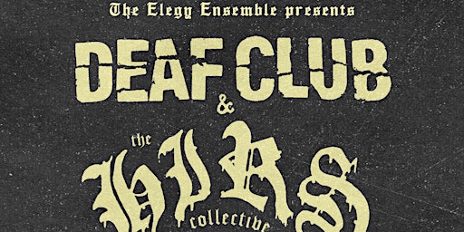 Primaire afbeelding van DEAF CLUB / HIRS COLLECTIVE