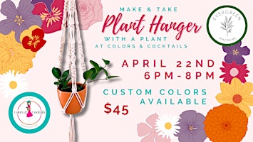 Imagen principal de Make & Take Plant Hanger with a Plant!