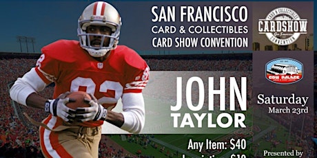 John Taylor at the Card and and Collectibles Convention in San Francisco  primärbild