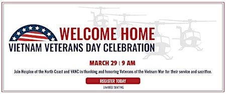 Hauptbild für Welcome Home Vietnam Veterans Day Celebration 2024