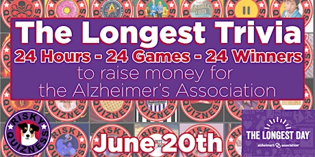 The Longest Trivia Alzheimer's Association Fundraiser Games!