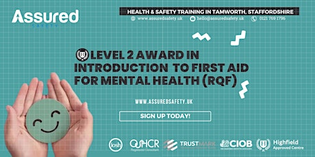 Level 2 Award in Introduction to First Aid for Mental Health - 2 day course