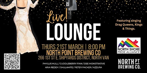 Live Lounge at NorthPoint Brewing - Drag Performers Singing Live primary image