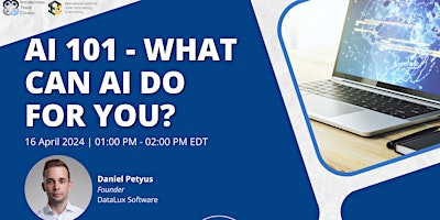 Imagen principal de WEBINAR: AI 101 - What Can AI Do For You?