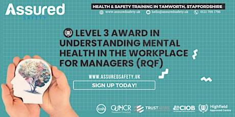 Level 3 Award in Understanding Mental Health in the Workplace for Managers