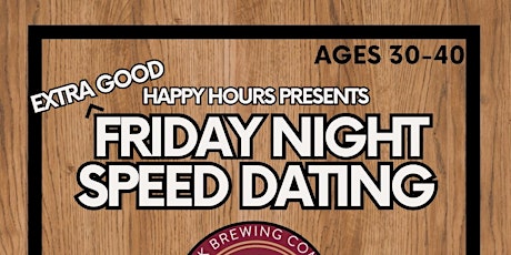 Friday Night SpeedDating Ages 30-40@Newark BrewingCo(FemaleTickets soldout)