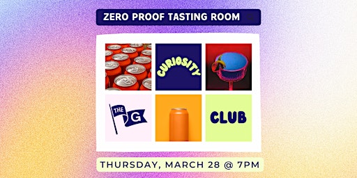 Curiosity Club: Zero Proof Tasting Room primary image