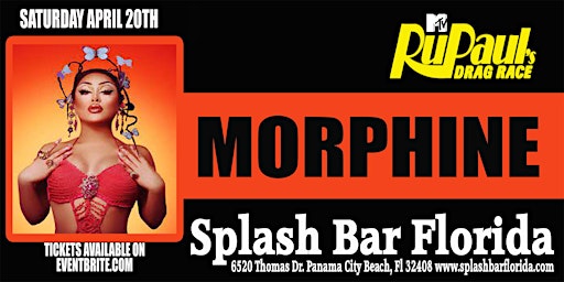 Imagem principal do evento MORPHINE RPDR STAR LIVE AT SPLASH