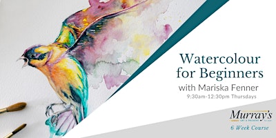 Imagem principal do evento Watercolour for Beginners with Mariska Fenner (Thurs morning, 6 Weeks)