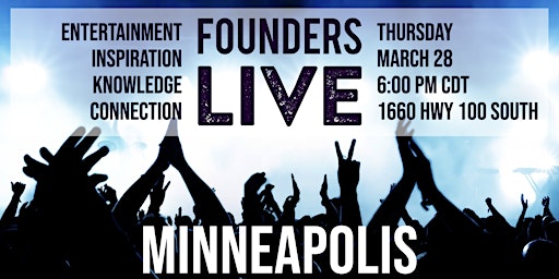 Imagem principal do evento Founders Live Minneapolis