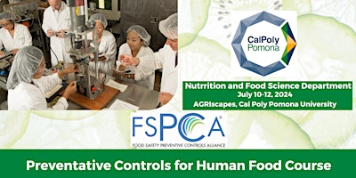 Imagen principal de FSPCA Preventive Controls for Human Food Course