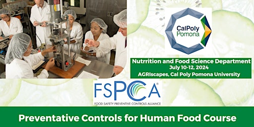 Imagen principal de FSPCA Preventive Controls for Human Food Course