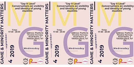 "Say It Loud" Conversations on Visibility and Identity of Young Muslims primary image