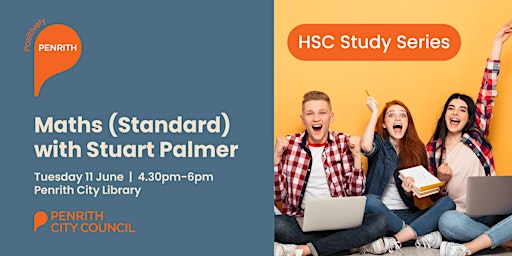 Imagem principal do evento HSC Study Series: Maths (Standard) with Stuart Palmer