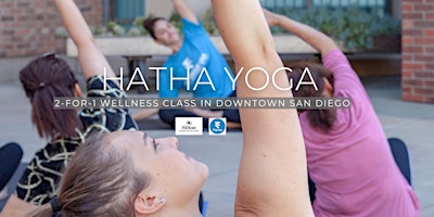 Imagem principal do evento 2-for-1 Hatha Yoga at the Hilton Gaslamp Quarter
