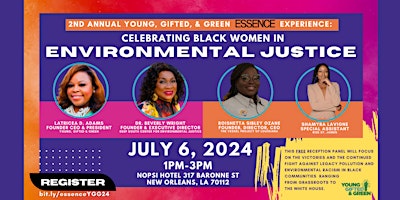 Imagem principal do evento Essence Festival 2024: Celebrating Black Women in Environmental Justice