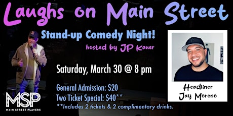 Laughs On Main Street - Stand-up Comedy Night