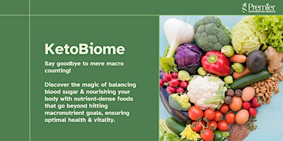 Primaire afbeelding van KetoBiome: A revolutionary approach to the ketogenic lifestyle.