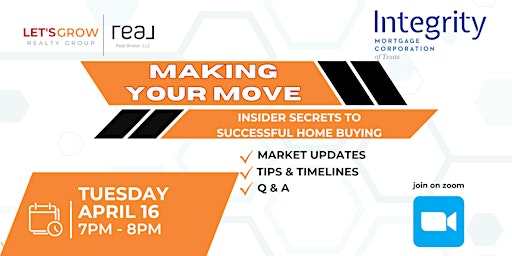 Imagen principal de Making Your Move: Insider Secrets to Successful Home Buying