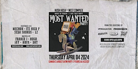 THE MOST WANTED PARTY - BAD BUNNY AFTER PARTY primary image