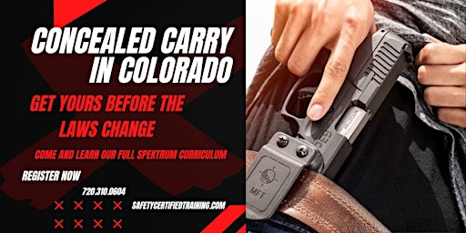 Imagem principal do evento Concealed Carry Class