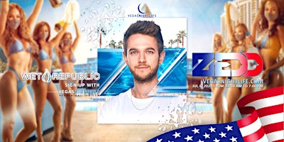 Zedd | July 4th Weekend Pool Party | Wet Republic primary image