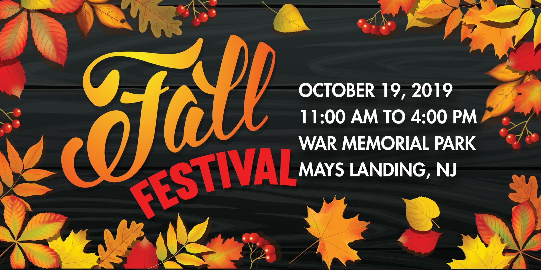 Mays Landing's 2019 Fall Festival - Vendor Registration