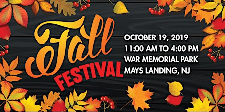 Imagen principal de Mays Landing's 2019 Fall Festival - Vendor Registration