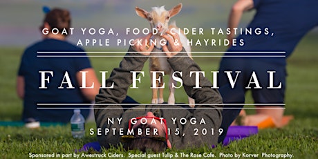 FALL FESTIVAL at NY Goat Yoga! primary image