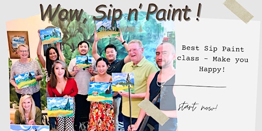 Imagem principal de 2024  Sip &  Paint Night