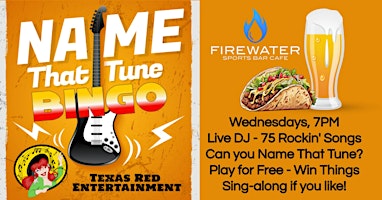 Imagem principal do evento Firewater Sports Bar Cafe Cedar Park presents Wednesday Night  Bingo @7PM