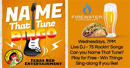 Firewater Sports Bar Cafe Cedar Park presents Wednesday Night  Bingo @7PM