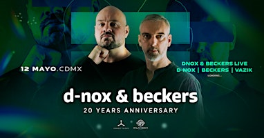 Imagem principal do evento D-nox & Beckers 20 Years Aniversary after party