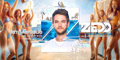 Immagine principale di Zedd | Wet Republic | Saturday Pool Party Las Vegas 