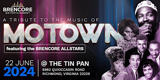 Imagem principal de “A Tribute to The Music of MoTown” ft: THE BRENCORE ALLSTARS BAND