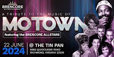 “A Tribute to The Music of MoTown” ft: THE BRENCORE ALLSTARS BAND primary image
