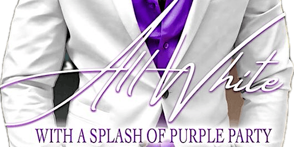 All White with a Purple Splash Party