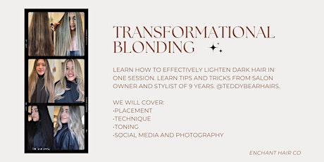 TRANSFORMATIONAL BLONDING WITH @teddybearhairs